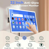 4K Portable Smart TV with Rotating Touchscreen & Android TV
